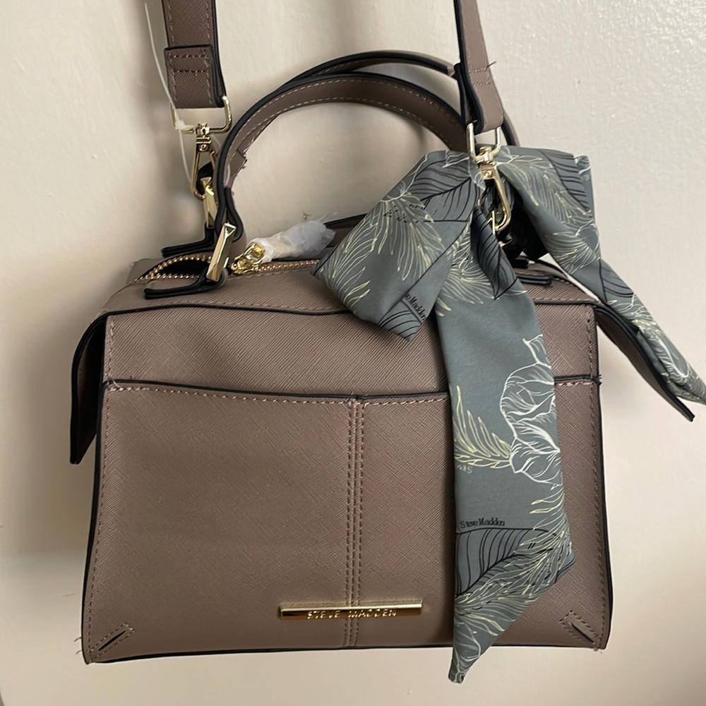 Steve Madden crossbody bag with accessory scarf